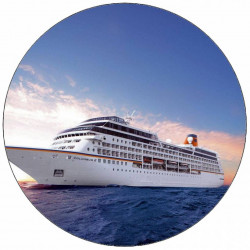 Jedlý papír jachta na moři 19,5 cm