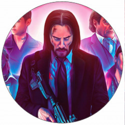 Jedlý papír John Wick postavy 19,5 cm