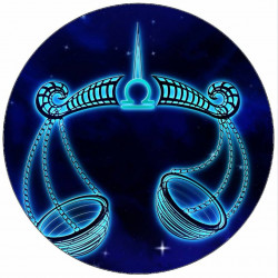 Jedlý papír znamení váhy 19,5 cm