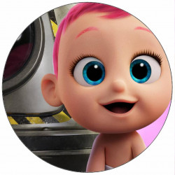 Jedlý papír Mimi šéf miminko s růžovými vlásky 19,5 cm