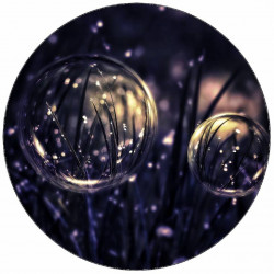 Jedlý papír bubliny v trávě 19,5 cm