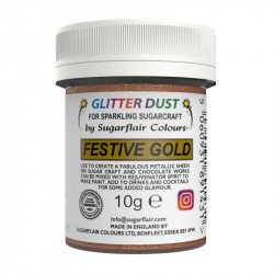 Třpyt festive gold 10g