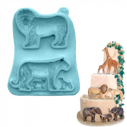 Silikonová formička - lev 15,5x11cm - Cakesicq