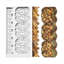 Silikonová formička na okraje rustic 25x12cm - Cakesicq