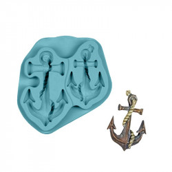 Silikonová formička kotva 10,5x10cm - Cakesicq