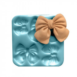 Silikonová formička mašlička 7x7cm - Cakesicq