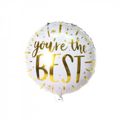 Fóliový balónek kulatý jsi nejlepší 46cm