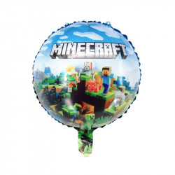 Fóliový balónek Minecraft 46cm