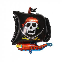 Fóliový balónek pirátská loď 67x53cm
