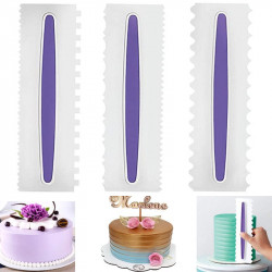 Stěrka na okraje dortů 3ks