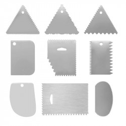 Sada stěrek na okraje dortů 9ks