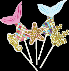 Zápich do dortu mořská víla