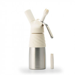 Láhev na šlehačku Creative whip bílá, 0,5L