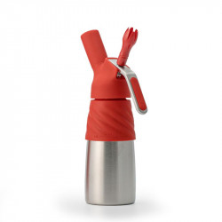 Láhev na šlehačku Creative whip červená, 0,5L