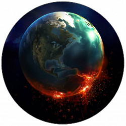 Jedlý papír planeta Země 19,5 cm