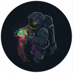 Jedlý papír astronaut ve vesmíru 19,5 cm