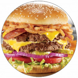 Jedlý papír hamburger 19,5 cm