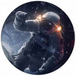 Jedlý papír kosmonaut v kosmické lodi 19,5 cm