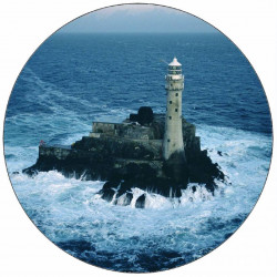 Jedlý papír maják na skále 19,5 cm