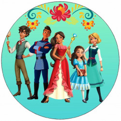 Jedlý papír Elena z Avaloru a přátelé 19,5 cm