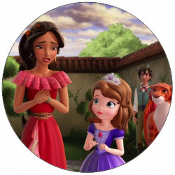 Jedlý papír Elena z Avaloru a Isabel 19,5 cm