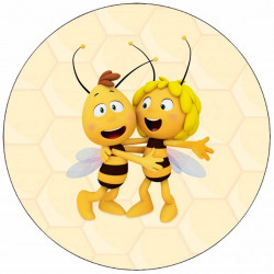 Jedlý papír včelka Mája a Vilík v objetí 19,5 cm