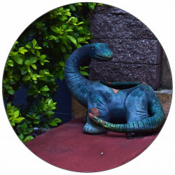 Jedlý papír malý dinosaurus u domu 19,5 cm