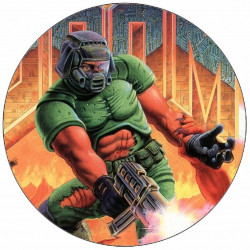 Jedlý papír Doom střelec 19,5 cm