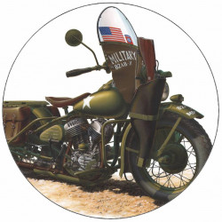 Jedlý papír vojenský cestovní motocykl 19,5 cm