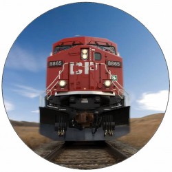 Jedlý papír dieselová lokomotiva 19,5 cm