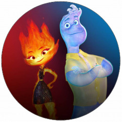 Jedlý papír Mezi živly Ember a Wade 19,5 cm