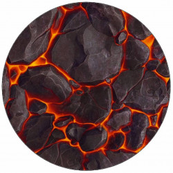 Jedlý papír textura lávy 19,5 cm