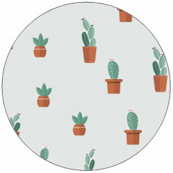 Jedlý papír vzor kaktusy 19,5 cm