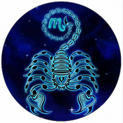 Jedlý papír znamení štír 19,5 cm