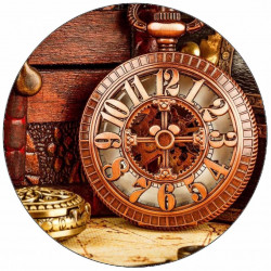 Jedlý papír kapesní hodinky vintage 19,5 cm