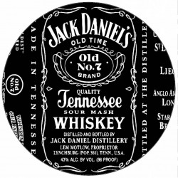 Jedlý papír Jack Daniels etiketa 19,5 cm