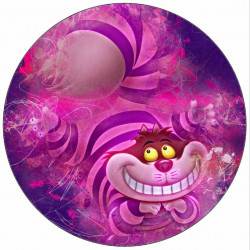 Jedlý papír Alenka v říši divů kocour 19,5 cm