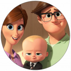 Jedlý papír Mimi šéf s rodiči 19,5 cm