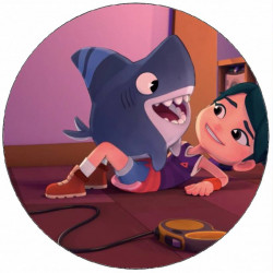 Jedlý papír Sharkdog a Annabelle 19,5 cm