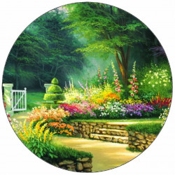 Jedlý papír zahrada 19,5 cm