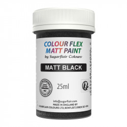 Gelová barva matt black 25g