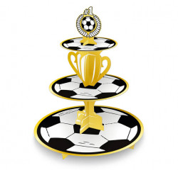 Stojan na muffiny fotbal pohár 41x34cm