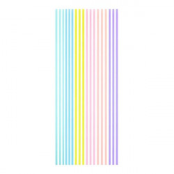 Svíčky narozeninové dlouhé, tenké, pastelové 18ks