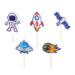 Svíčky vesmír 5ks