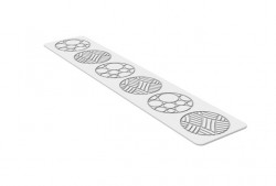 Silikonová forma na čokoládu a jedlou krajku Snowball 40x8cm