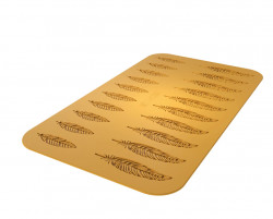 Silikonová forma pro jedlou krajku a čokoládu peříčka 47x27cm