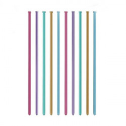 Modelovací balónky chrom s pumpičoku 10ks