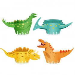 Košíčky na muffiny dinosauři 8ks