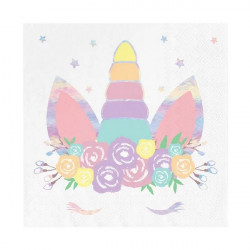 Papírové ubrousky Unicorn 10ks 16x16cm