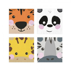 Papírové ubrousky zvířátka 20ks 33x33cm